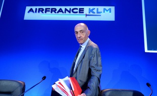 Le nouveau PDG du groupe Air France-KLM Jean-Marc Janaillac le 27 juillet 2016 à Paris