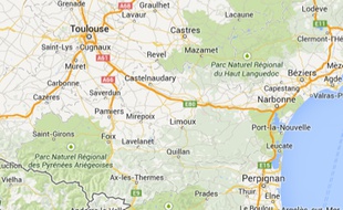 Google Map de Toulouse.