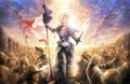 Marine Le Pen en Jeanne d'Arc