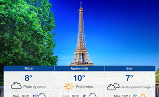 Météo Paris: Prévisions du samedi 7 décembre 2019