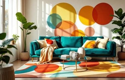 Les motifs géants font sensation cet automne : nos astuces faciles pour twister votre déco et booster le bien-être à la maison
