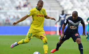 Duel lors du match Bordeaux - Nantes