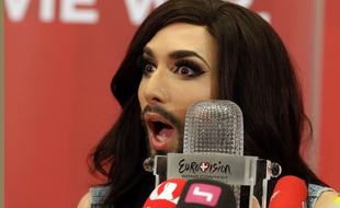 Conchita Wurst, le 11 mai 2014, à Vienne, en Autriche.