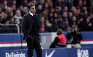 Michel lors du match aller entre le PSG et l'OM (2-1), au Parc des Princes, le octobre 2015.