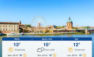 Météo Toulouse: Prévisions du vendredi 22 octobre 2021
