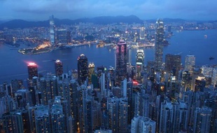 Vue de Hong Kong, le 15 août 2014