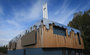 Strasbourg le 10 octobre 2016. Inauguration de la chaufferie biomasse du Wacken.