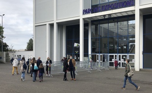 Le parc des expositions de la Beaujoire, le dimanche 11 octobre 2020