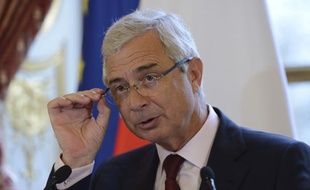 Le président de l'Assemblée nationale Claude Bartolone, lors de ses voeux à la presse, le 9 janvier 2014.