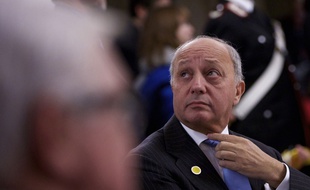 Le ministre des Affaires étrangères Laurent Fabius, le 2 février 2016 à Rome.