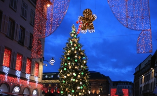 Strasbourg le 26 novembre 2017. Illustrations marché de Noël.