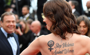 L'actrice Sand Van Roy qui accuse Luc Besson de viols et agressions sexuelles au Festival de Cannes 2019
