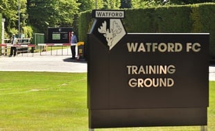 Le centre d'entraînement de Watford, club de Premier League.