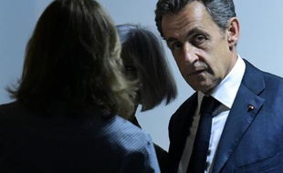 Le président du parti Les Républicains, Nicolas Sarkozy, le 29 juin 2015 à Madrid
