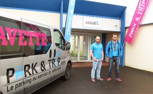 Benoit Leblanc et Julien Delplanque, cofondateurs de Park & Trip