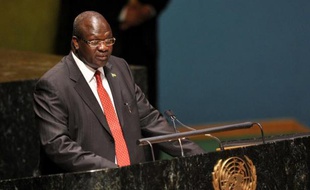 Riek Machar, le 14 juillet 2011 à l'Onu à New York