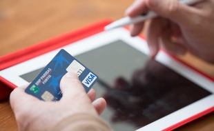 Illustration d'un paiement sur Internet.