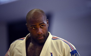 Teddy Riner à l'entraînement en janvier 2016.