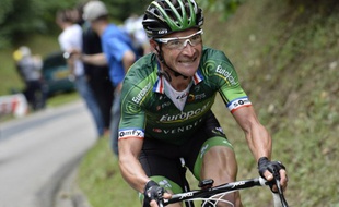 Thomas Voeckler lors de la 7e étape du Tour de France, le 11 juillet 2014.