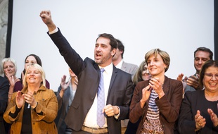 Christophe Castaner en meeting.