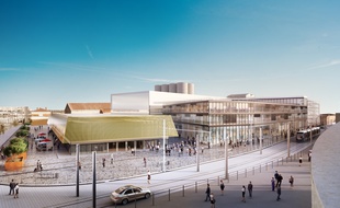 Le projet des halles de Bacalan, en face de la Cité du Vin à Bordeaux