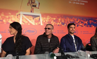 Abdellatif Kechiche et son équipe à la conférence de presse du film Mektoub My Love : Intermezzo