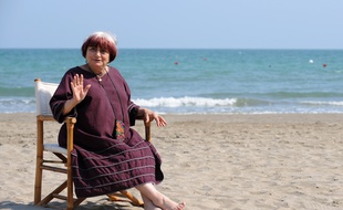 Agnès Varda en 2008 au Festival de Venise.
