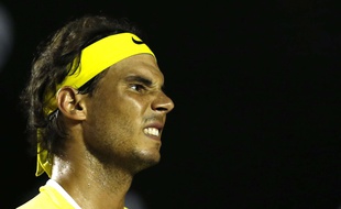 Rafael Nadal à l'Open de Rio, au Brésil, le 16 février 2016.