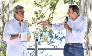 Jean-Luc Mélenchon (à gauche) et Eric Piolle (EELV) plaident un rapprochement