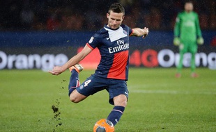 Yohan Cabaye lors du match entre le PSG et Bordeaux le 31 janvier 2014.