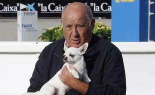 Amancio Ortega, le fondateur de Zara (et son toutou).