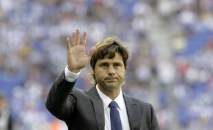 Mauricio Pochettino lorsqu'il était entraîneur de l'Espanyol en 2009.