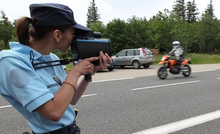 Un contrôle routier effectué par la gendarmerie. (Illustration)