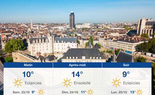 Météo Nantes: Prévisions du vendredi 22 octobre 2021