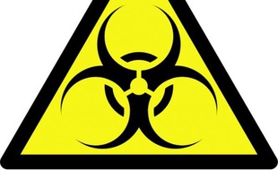 Le panneau américain de biohazard (risque toxique/pour la santé)