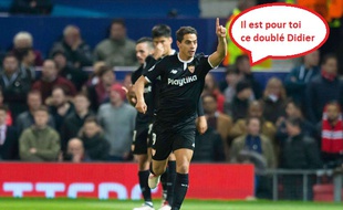 Wissam Ben Yedder a inscrit 8 buts cette saison en C1.