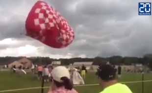 Le ballon est devenu incontrôlable