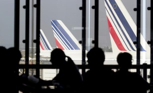 Des avions de la flotte Air France, le 15 septembre 2014 à l'aéroport d'Orly