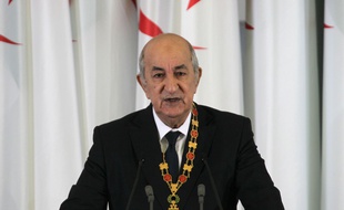 Le président algérien Abdelmadjid Tebboune, le 19 décembre 2019 à Alger.