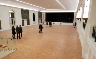 Le grand salon Mauduit reconstruit presque à l'identique.