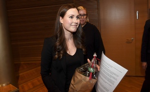 Sanna Marin à Helsinki, le 8 décembre 2019.