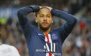 Neymar lors de PSG-Angers le 5 octobre 2019.