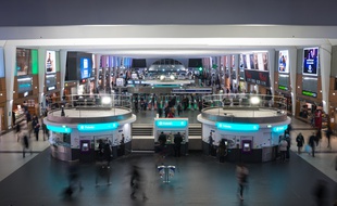 La gare de la Défense-Grande Arche, à Puteaux (Hauts-de-Seine), le 5 février 2020.