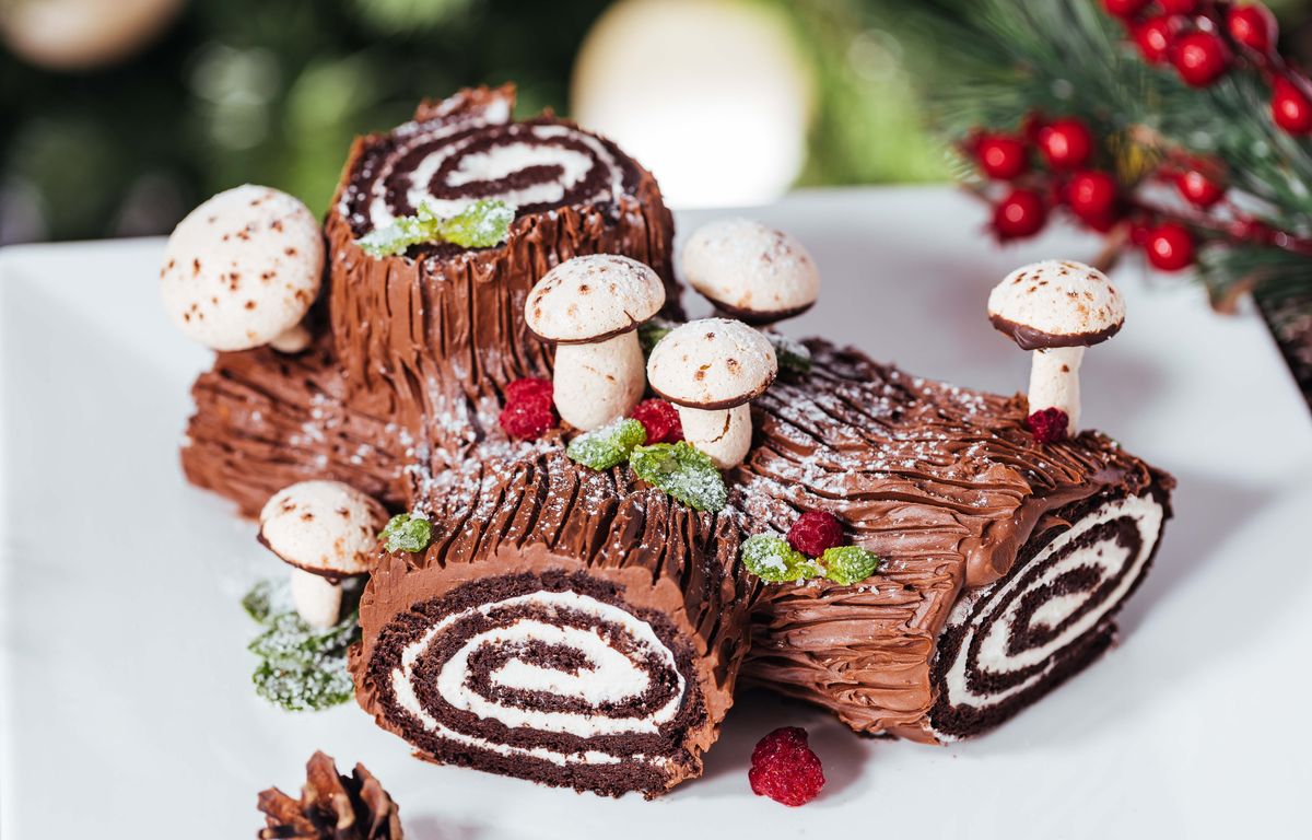 Bûche de Noël Orange Chocolat : Il était une fois la pâtisserie