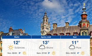 Météo Lille: Prévisions du jeudi 25 février 2021
