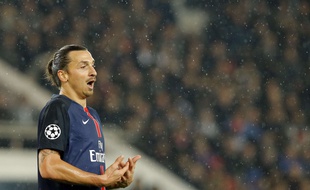 Zlatan Ibrahimovic lors de PSG-Real Madrid, le 21 octobre 2015