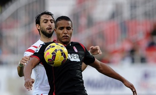 Youssef El Arabi, l'attaquant de Grenade en Liga espagnole.