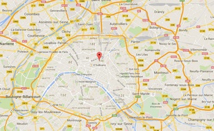 Capture d'écran du square Alban Satragne, dans le 10e arrondissement de Paris.