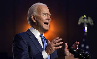 Joe Biden à Wilmington (Delaware), le 6 novembre 2020.