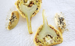 Le plat méditerranéen de Ludovic Turac, chef étoilé à Marseille.